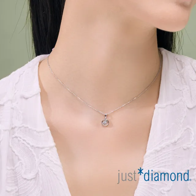 【Just Diamond】鎮金店 18K金 Dreamy 花蕾 鑽石吊墜(不含鍊)