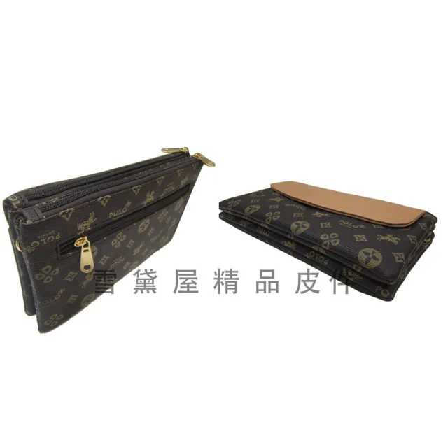 【SNOW.bagshop】雙11 斜背包 超小容量 主袋+外袋共五層 進口防水防刮皮革 手拿 分類包 多功能