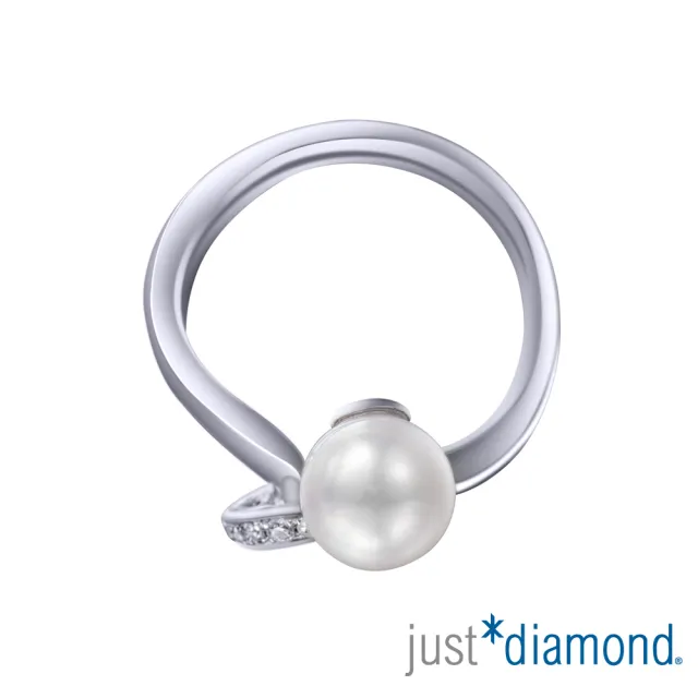 【Just Diamond】鎮金店 18K金 閃閃星辰-華麗 鑽石戒指