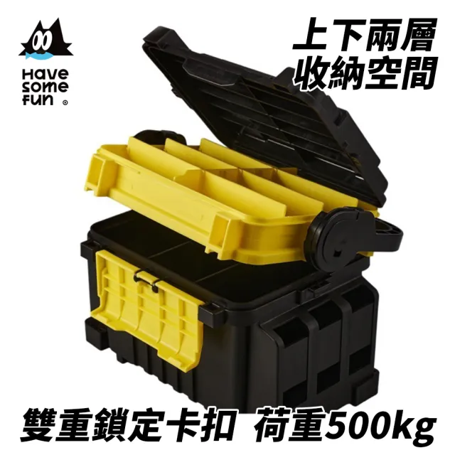 【樂貓釣Have Some Fun】釣魚工具箱(釣魚工具箱 釣魚箱 路亞箱 釣蝦工具箱 釣箱 釣具箱)