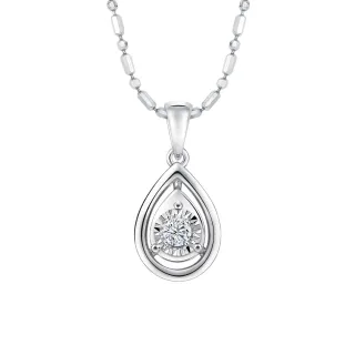 【Just Diamond】鎮金店 Dreamy系列 18K金鑽石吊墜-Lovely Drop-新(不含鍊)