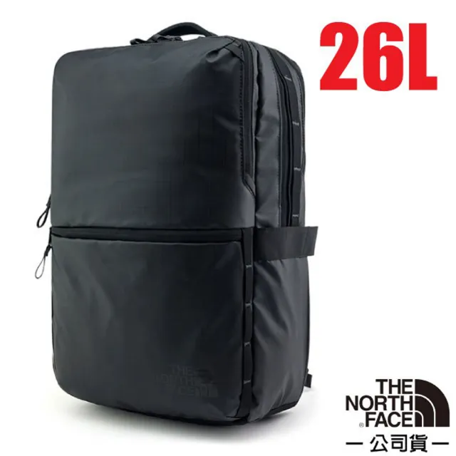 【The North Face】BASE CAMP VOYAGER DAYPACK 多功能通勤休閒日用後背包26L(81DM-KT0 宇宙黑)