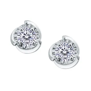 【Just Diamond】鎮金店 18K金 Dreamy 鑽石耳環