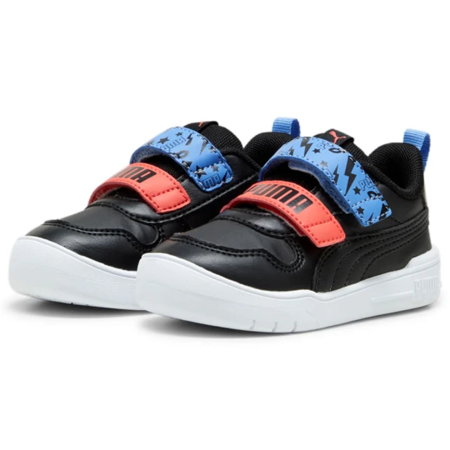 PUMA 運動鞋 童鞋 中童 兒童 魔鬼氈 Multiflex SL MH V PS 黑紅藍 39561102