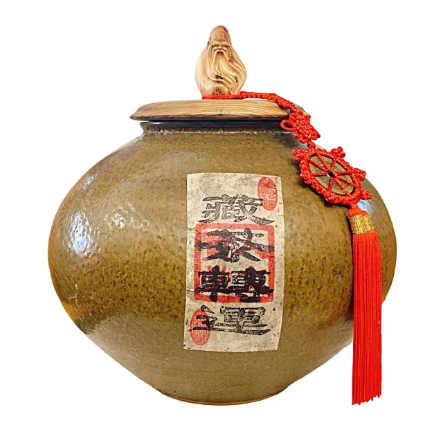【藏古祥館】鶴崗30年紅茶+日本備前燒茶倉(花蓮鶴崗30年紅茶 日本備前燒茶倉 散茶)