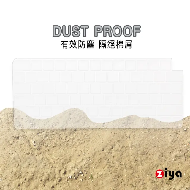 【ZIYA】Apple Mac Touch ID 巧控鍵盤保護膜(TPU材質 A2449 A3118)