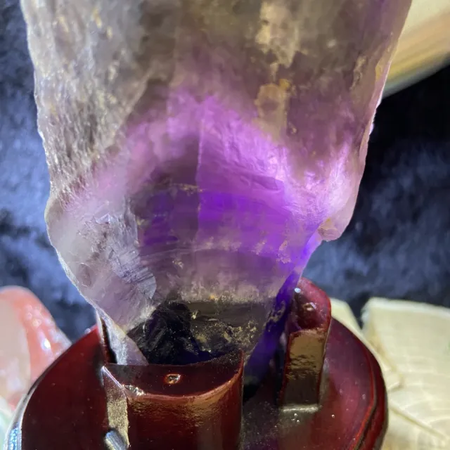 【Cozy 世界水晶原礦與茶】雅典娜紫晶骨幹 04-1(幫助人們打開智慧與力量的大門)