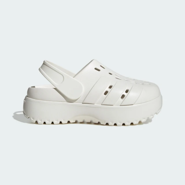 adidas 愛迪達 ADILETTE CLOG PLATFORM 涼拖鞋 女鞋 奶白 厚底(JP9576)