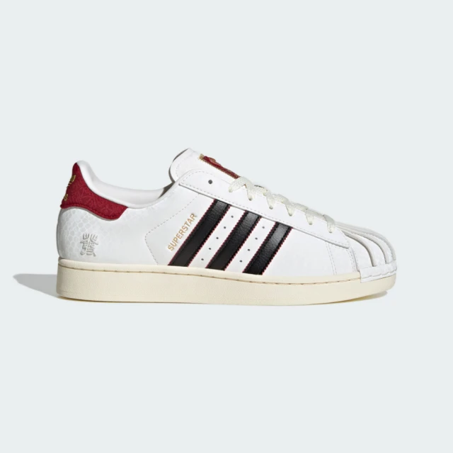 adidas 愛迪達 Superstar II 男女 運動休閒鞋 經典 貝殼頭 舒適 穿搭 CNY 新年 白紅(JR8036)