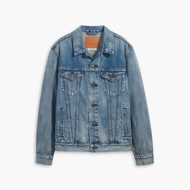 【LEVIS】男款 牛仔外套 / Type3經典修身版型 / 精緻中藍洗舊 熱賣單品 72334-0574
