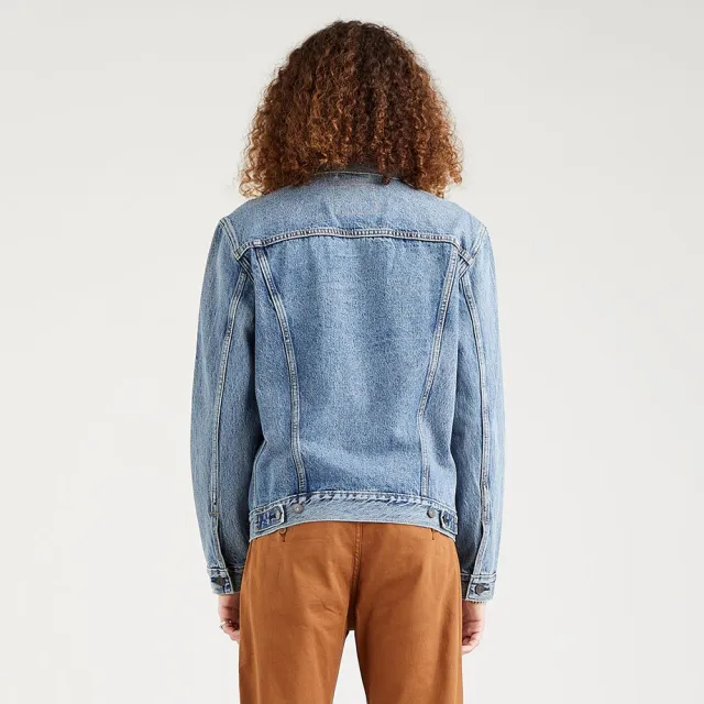 【LEVIS】男款 牛仔外套 / Type3經典修身版型 / 精緻中藍洗舊 熱賣單品 72334-0574