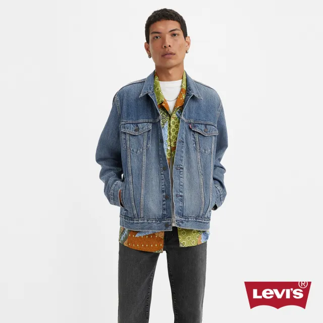 【LEVIS】男款 牛仔外套 / Type3經典修身版型 / 精緻中藍洗舊 熱賣單品 72334-0574