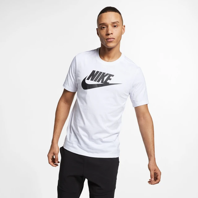 NIKE 耐吉 短袖上衣 男款 AS M NSW TEE ICON FUTURA 白 AR5005-101