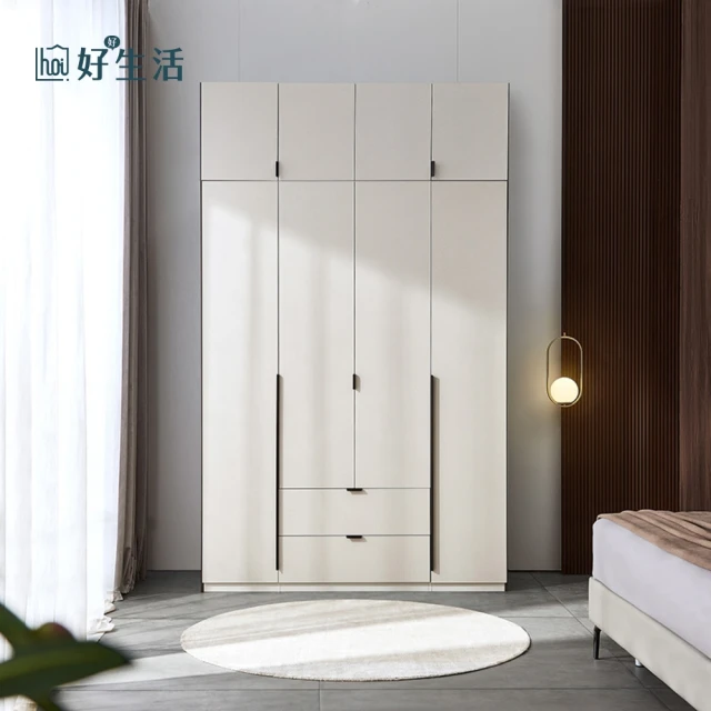 直人木業 MILA 輕奢簡約風76cm高被櫥三抽衣櫃評價推薦