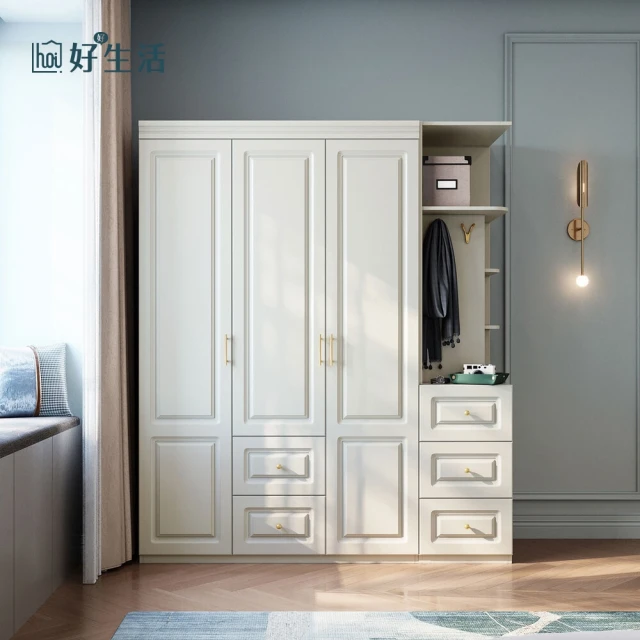 直人木業 MILA 輕奢簡約風76cm高被櫥三抽衣櫃評價推薦