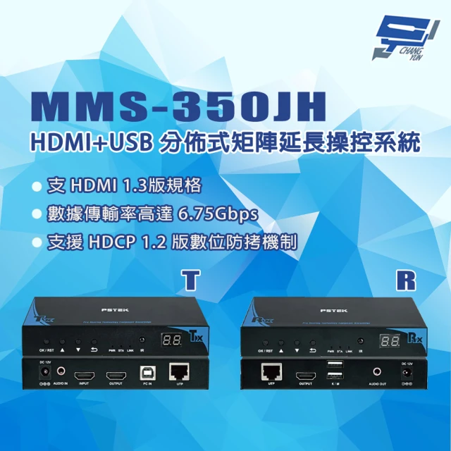 CHANG YUN 昌運 MMS-350JH HDMI+USB 分佈式矩陣延長操控系統T+R