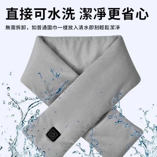 【TLYS-J】USB溫控智能發熱圍巾 保暖圍脖 加熱脖圍 護頸圍巾 熱敷帶(暖宮/暖腰/脖子熱敷)