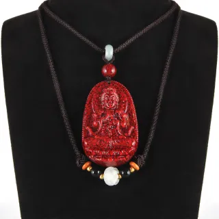 百年老舖德安堂平安吉祥鳳凰硃砂觀音