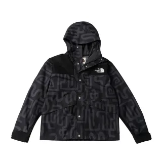 【The North Face 官方旗艦】經典1986-北面男款黑色FUTURELIGHT防水透氣連帽衝鋒衣｜8AKJ8R0