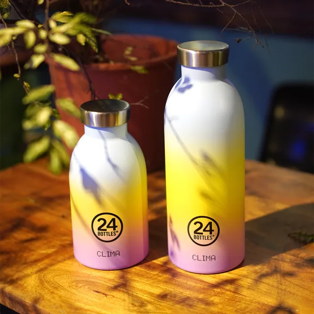 【24bottles】官方直營 不鏽鋼雙層保溫瓶 330ml - 幸福光蘊(輕量、僅210g! 減少攜帶負重)