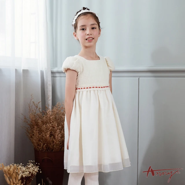 橘魔法 經典格子針織連衣裙(長版上衣 長袖洋裝 長袖 毛衣 