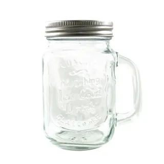 【GOOD LIFE 品好生活】多用途鐵蓋玻璃梅森瓶（480ml）(日本直送 均一價)