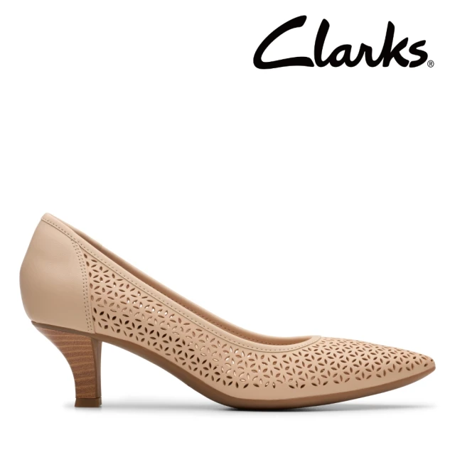 Clarks 女鞋 Kepley Sky 鏤空時尚尖頭高跟鞋(CLF81580D)