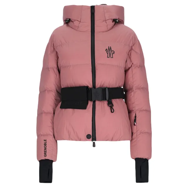 【MONCLER】女款 BOUQUETIN 連帽滑雪羽絨外套-粉色(0號USA-XS、1號USA-S、2號USA-M)