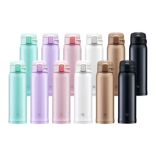 【ZOJIRUSHI 象印】買1送1 不鏽鋼彈開式保溫杯480ml+480ml(SM-SR48E+SM-SR48E)