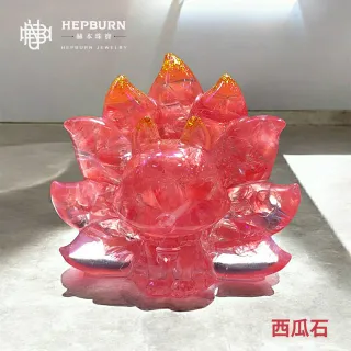 【赫本珠寶】奧剛水晶九尾萌狐能量擺飾(任選款)