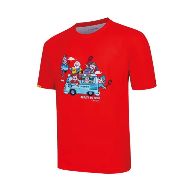 【VICTOR 勝利體育】2025 平步青雲系列 前方好運 T-shirt(T-501CNY C/D/I 黑/熔岩紅/柔情粉)