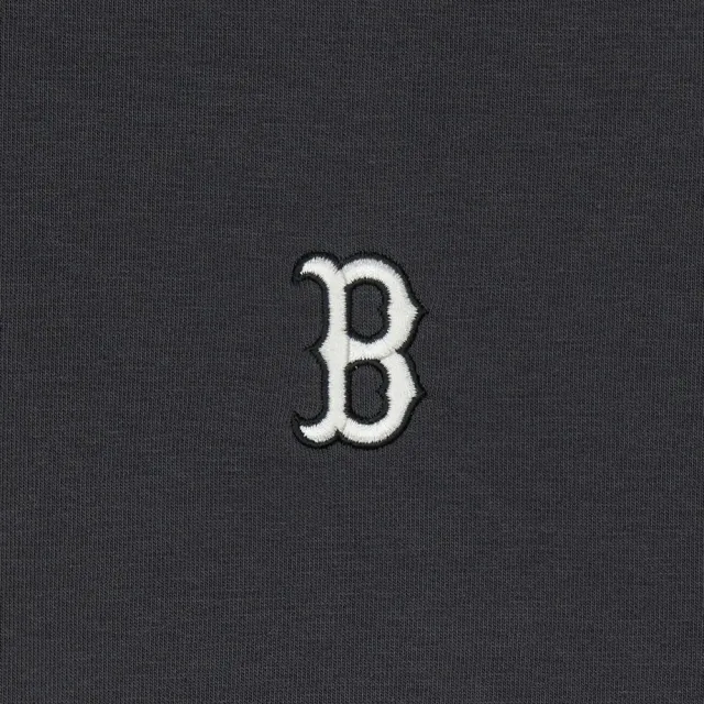 【MLB】小Logo連帽上衣 帽T 波士頓紅襪隊(3AHDB0151-43CGS)