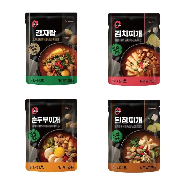 【清淨園】OFood正統韓式火鍋湯底750g任選4件(純湯底)
