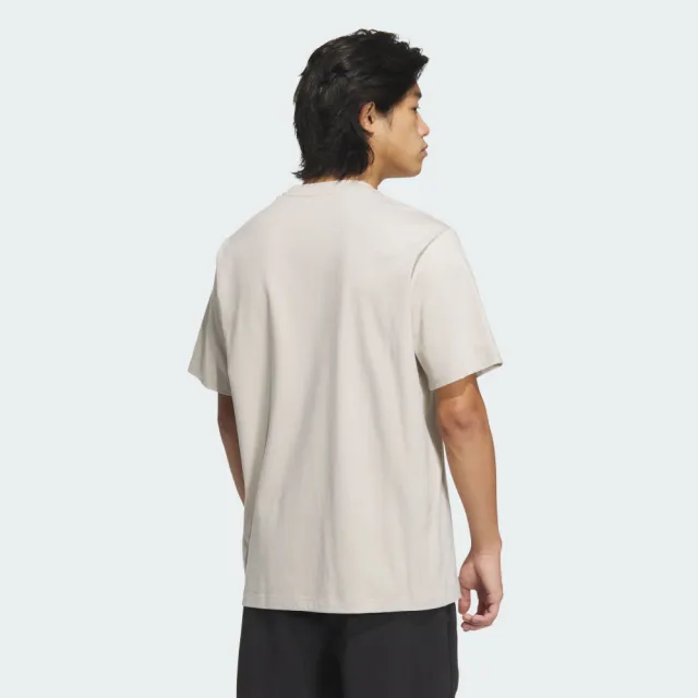 【adidas 愛迪達】短袖上衣 男 CNY新年 亞規 寬鬆版型 CM GFX TEE 卡其 JZ4196