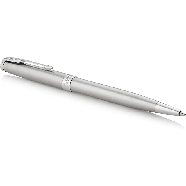 【PARKER】派克 卓爾鋼桿白夾 原子筆 法國製造