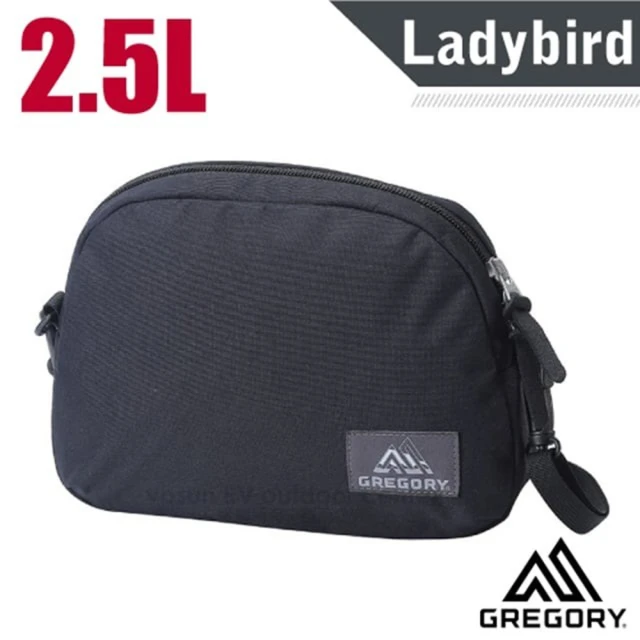 Gregory LADYBIRD CROSSBODY 多用途休閒時尚肩背包2.5L_可調節肩帶.手提包(140954 時尚黑)