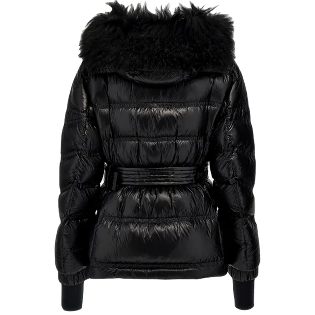 【MONCLER】女款 BERNINS 連帽滑雪羽絨外套-黑色(1號USA-S、2號USA-M、3號USA-L)