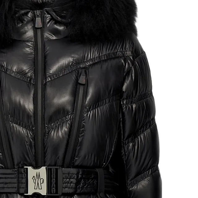 【MONCLER】女款 BERNINS 連帽滑雪羽絨外套-黑色(1號USA-S、2號USA-M、3號USA-L)