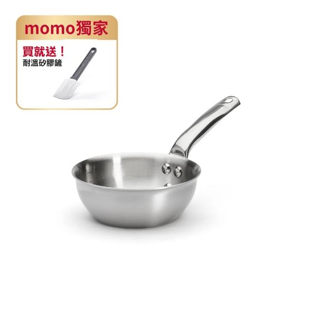 【de Buyer 畢耶】Alchimy系列 3層複合不鏽鋼單柄萬用鍋/炒鍋20cm-IH爐可用鍋