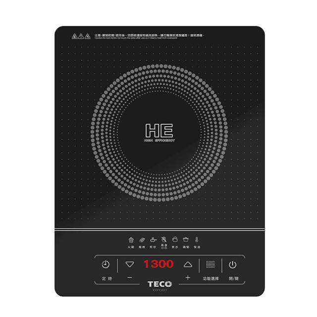 【TECO 東元】電子觸控不挑鍋電陶爐 XYFYJ011(原廠福利品)