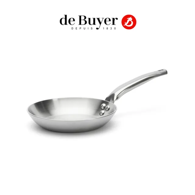 【de Buyer 畢耶】Alchimy系列 3層複合不鏽鋼單柄平底鍋20cm-適用IH爐(不含鍋蓋)