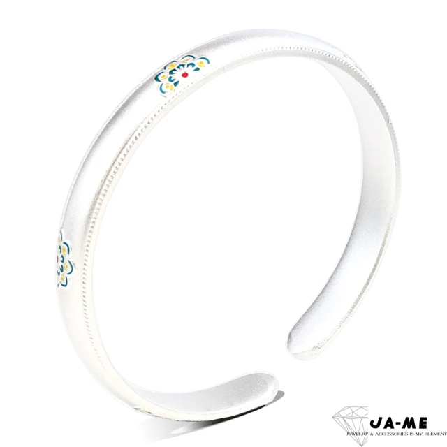 JA-ME 999.9千足銀古銀琺瑯彩繪項鍊優惠推薦