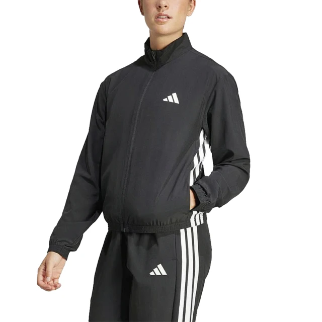 adidas 愛迪達 TE 3S WOVEN JKT 立領運動外套 女 - JD6539