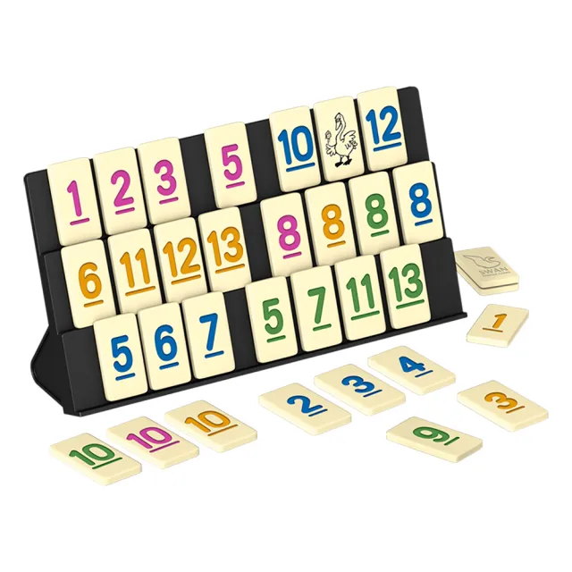 【新天鵝堡桌遊】泛亞天鵝數字牌6人版ROMME 6 PLAYERS(全家一起來/越多人越好玩/送禮最大方)