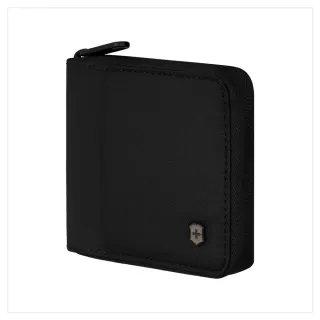 【VICTORINOX 瑞士維氏】Travel Essentials ㄇ字拉鍊短夾(653367/653368)