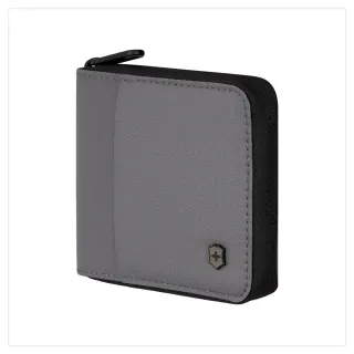 【VICTORINOX 瑞士維氏】Travel Essentials ㄇ字拉鍊短夾(653367/653368)
