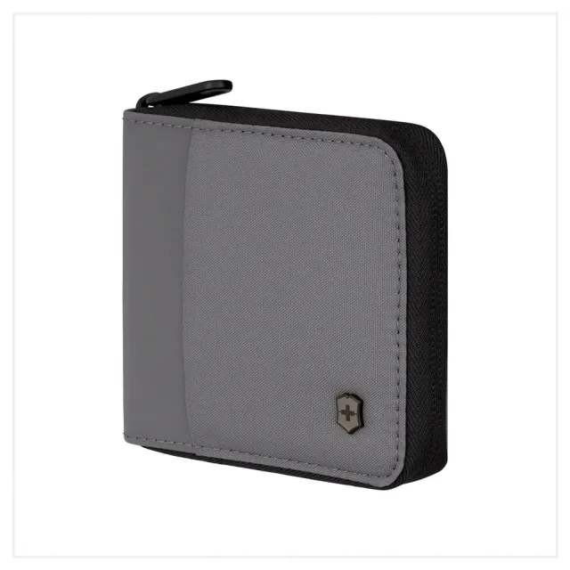 【VICTORINOX 瑞士維氏】Travel Essentials ㄇ字拉鍊短夾(653367/653368)
