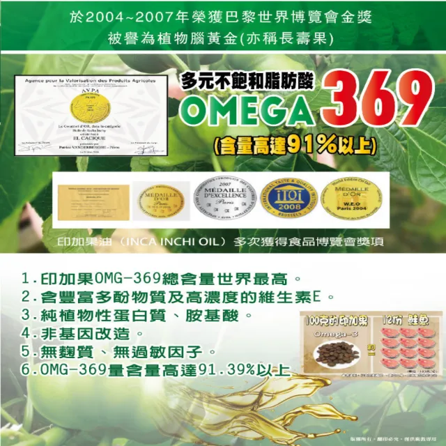 星星園 星星果油 印加果油膠囊-2盒/組(500毫克/粒x60粒/盒)