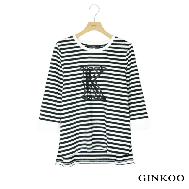 【GINKOO 俊克】花樣K字母T-shirt