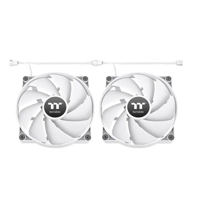 【Thermaltake 曜越】CT200系統散熱風扇 單顆包 黑白 20公分風扇 900RPM 線材串聯設計(CL-F17X-PL20XX-A)